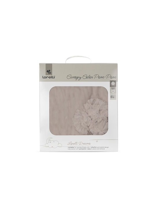 Lorelli Crib Mosquito Net from Tulle Beige 160x160cm