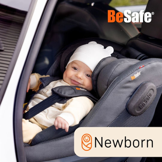 BeSafe Beyond² Детско Столче за Кола с Isofix Dark Grey Melange