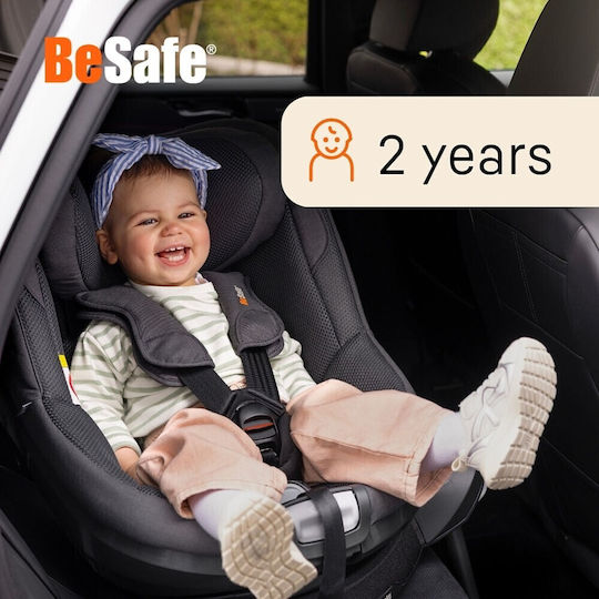 BeSafe Beyond² Детско Столче за Кола с Isofix Dark Grey Melange
