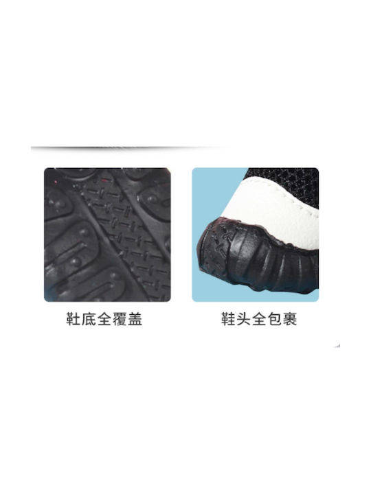 Dog Shoes Anti-Slip Blue Length 3.7cm Width 3.0cm Sole Length 3.7cm Sole Width 3.0cm