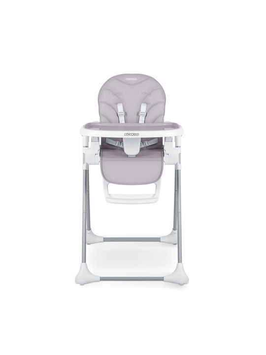 Ricokids Tulo Αναδιπλούμενο Καρεκλάκι Φαγητού με Ρυθμιζόμενο Ύψος Λιλά