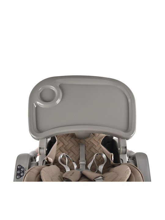 Bebe Stars Serenna Foldable Highchair 2 in 1 with Adjustable Height Mocha