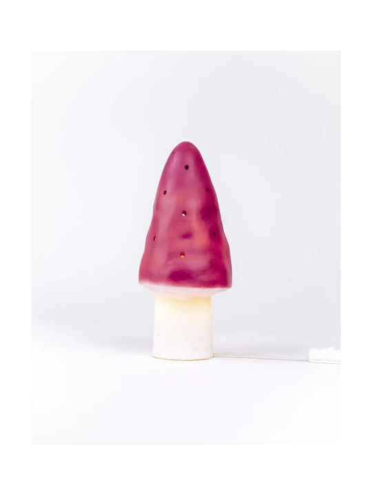 Egmont Led Kids Decorative Lamp Mushroom Small Red 15x15x28εκ.