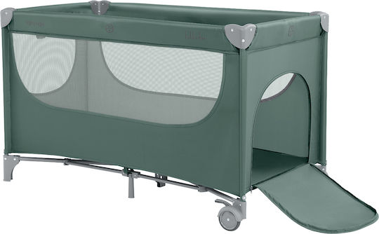 Kikka Boo Loc De Joacă Cu 2 Nivele Cu Saltea Verde 65x125cm