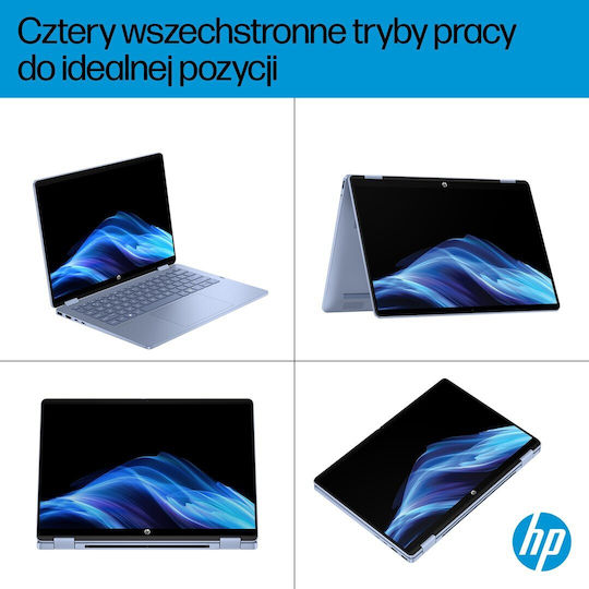 HP OmniBook 5 Flip 14-fp0004nw 14" FHD+ Touchscreen (Core 5-120U/16GB/512GB SSD/W11 Home) (US Keyboard)