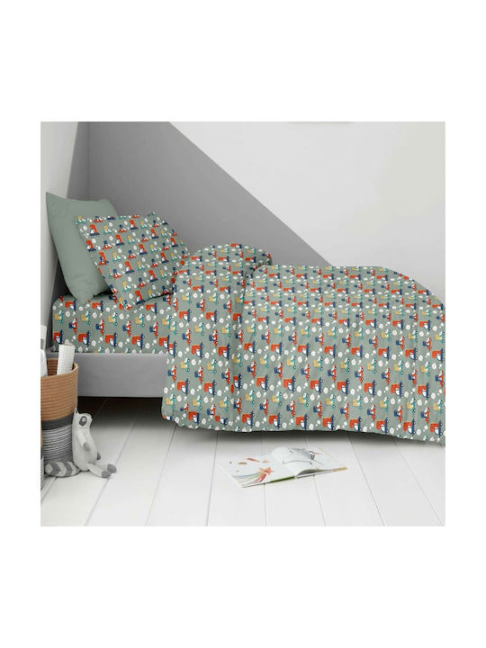 Astron Italy Kids Quilt Single Dino Formula Multicolour 160x250cm