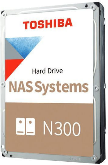 Toshiba N300 4TB HDD Hard Drive 3.5" SATA III 7200rpm with 256MB Cache for NAS MN10ADA400ES