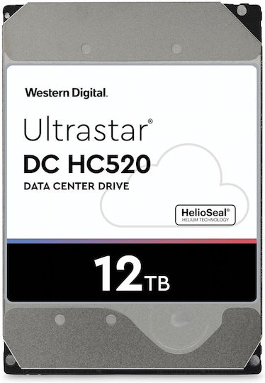 Western Digital HC555 Data Center 12TB HDD Σκληρός Δίσκος 3.5" SAS 3.0 με 512MB Cache για Server / Καταγραφικό 0B47741