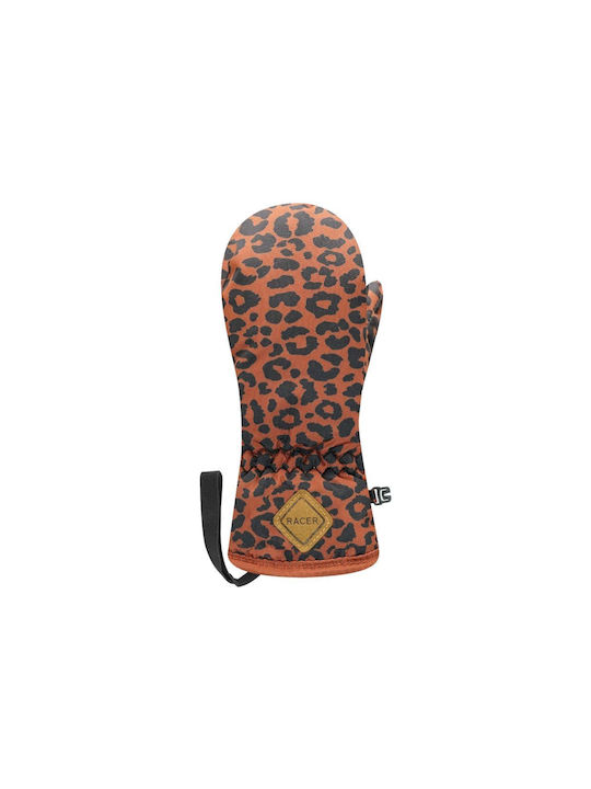 Racer Mittens Παιδικά Γάντια Σκι & Snowboard Καφέ