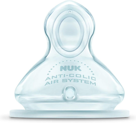 Nuk First Choice Θηλές από Σιλικόνη Μικρής Ροής για 0+ μηνών 2τμχ