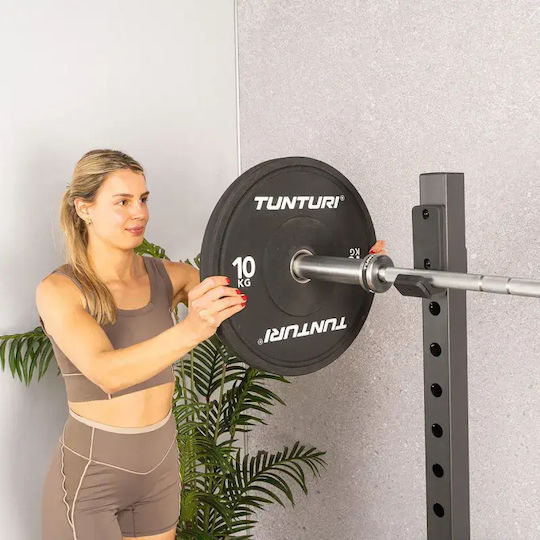 Tunturi 25kg Rubber Plate 1 Piece 45mm