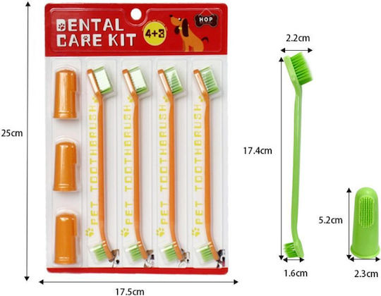 Animal Dog Toothbrush 7pcs