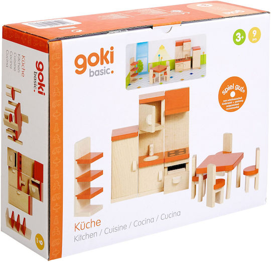 Goki Wooden Kitchen Mobilier pentru căsuță de păpuși