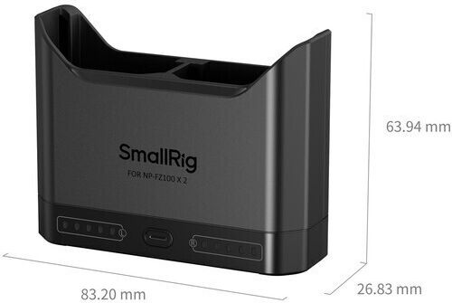SmallRig Double Battery Charger Compatible with Sony