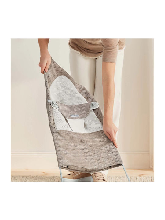 BabyBjorn Manual Baby Relax Balance Soft Mesh Grey/Beige for Child up to 13kg