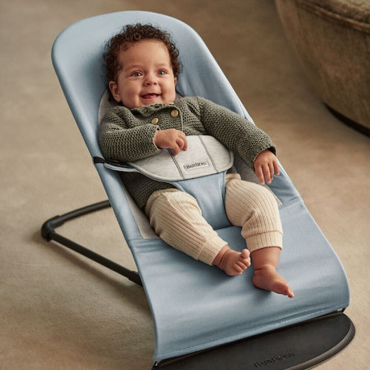 BabyBjorn Manual Baby Relax Balance Soft Blue Grey for Child up to 13kg