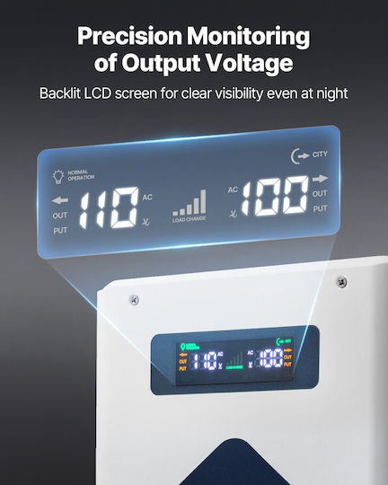 Vevor DXDYZHQJY110IDWO5001V7 Voltage Converter DC/DC 220V to 220V