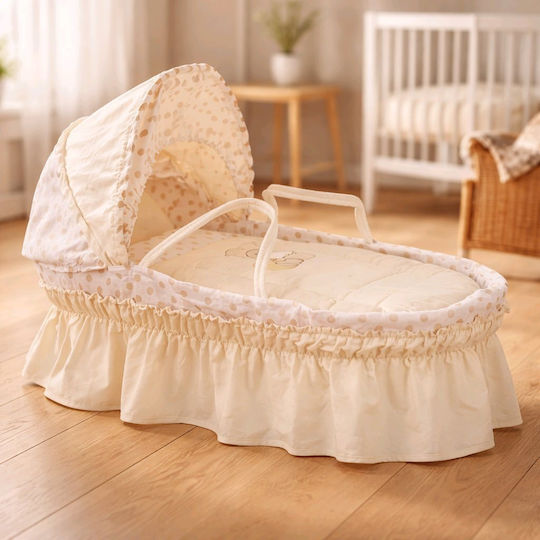 Mother Baby Arlechin Coș de Moș cuțit pentru bebeluși Bej
