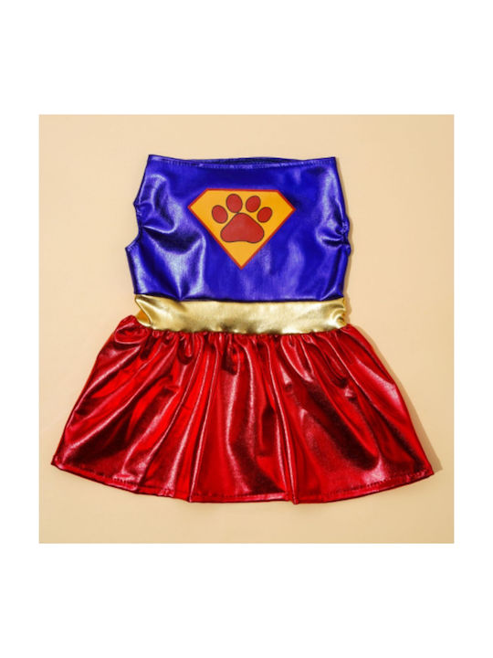 Super Dog Full Body Dog Clothing in Red Color 23x37x25cm 23.01.02011