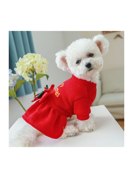 Animal Full Body Dog Clothing in Red Color 25cm