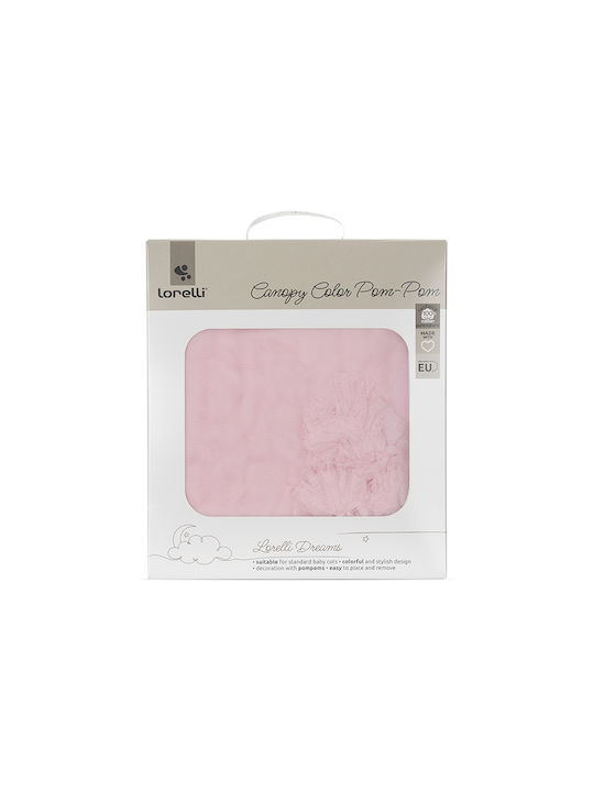 Lorelli Crib Mosquito Net Made of Pink Tulle 480x160x160cm