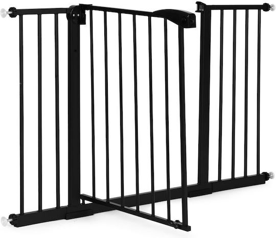 Ecotoys Врата За Куче В Черен Цвят 81 x 74см