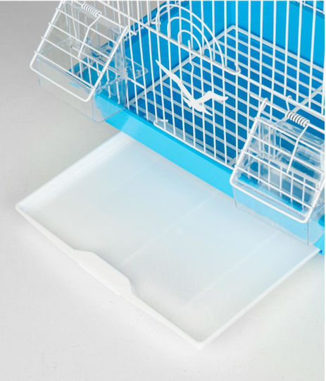 Animal Bird Cage 37x28x47cm. Blue