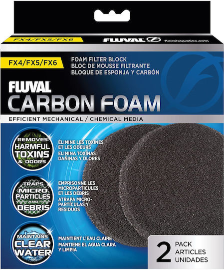 Fluval Carbon Schwamm für Aquariumfilterzubehör 1Stück