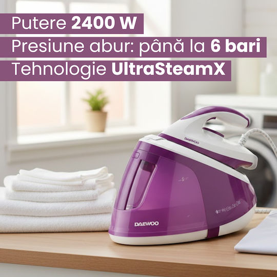 Daewoo Sistem de Călcat cu Presiune 6bar cu Rezervor 1.8l
