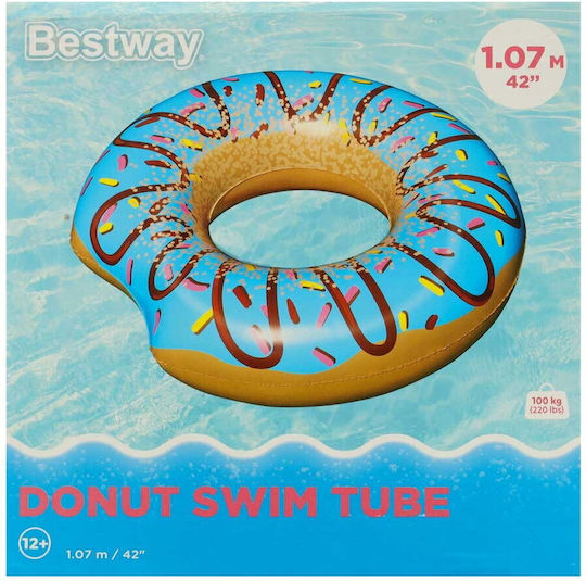 Bestway Bestway Aufblasbares Meeresbett Donut Hellblau