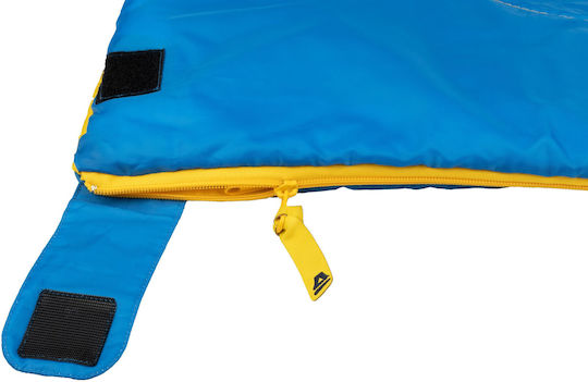 Abbey Double Summer Sleeping Bag Blue/Yellow