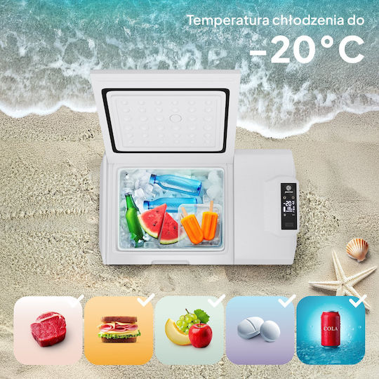 Peme Expedition 40 Φορητό Ψυγείο 39lt 12V / 24V Γκρι