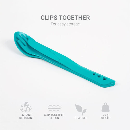 Ellipse Cutlery Set Teal
