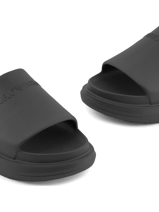 Men's Black Slides