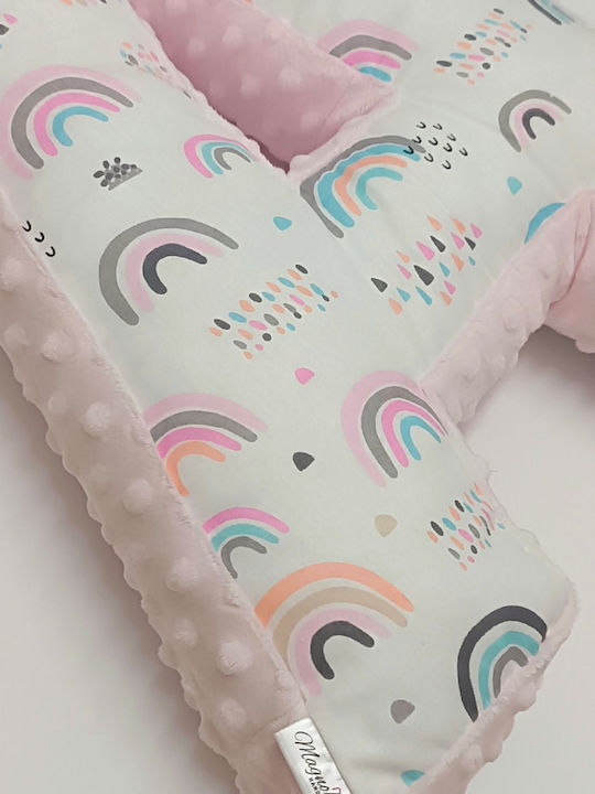 Kinder Wurfkissen Monogramm Uränio Toxo Rosa