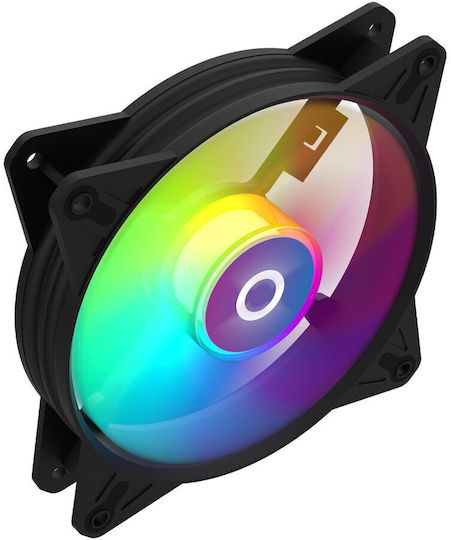 Aqirys Cetus Gehäuselüfter 120mm (33,5 cfm) mit RGB-Beleuchtung