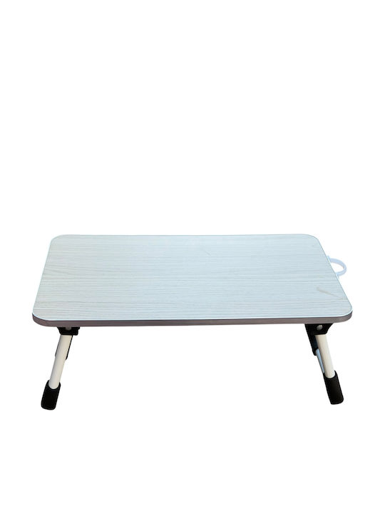 TnS Garten- und Terrassentisch Hilfsmittel Zusammenklappbar Holz mit Metallrahmen Beige 48x30x20cm