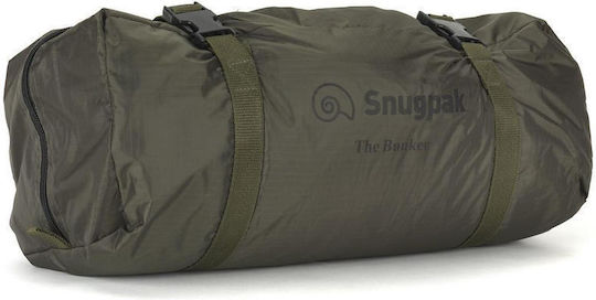 Snugpak Bunker 3 Зимна Къмпинг Сцена Igloo Катерене Каки с Двойна Плат за 3 Човека Водоустойчивост 5000mm 245x205x105см
