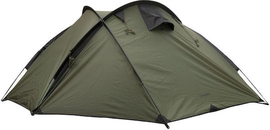 Snugpak Bunker 3 Зимна Къмпинг Сцена Igloo Катерене Каки с Двойна Плат за 3 Човека Водоустойчивост 5000mm 245x205x105см