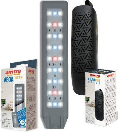 Amtra Nanotank Cubo System 20 Ενυδρείο Ψαριών Χωρητικότητας 18lt με Φωτισμό, Φίλτρο, 25x25x30εκ.