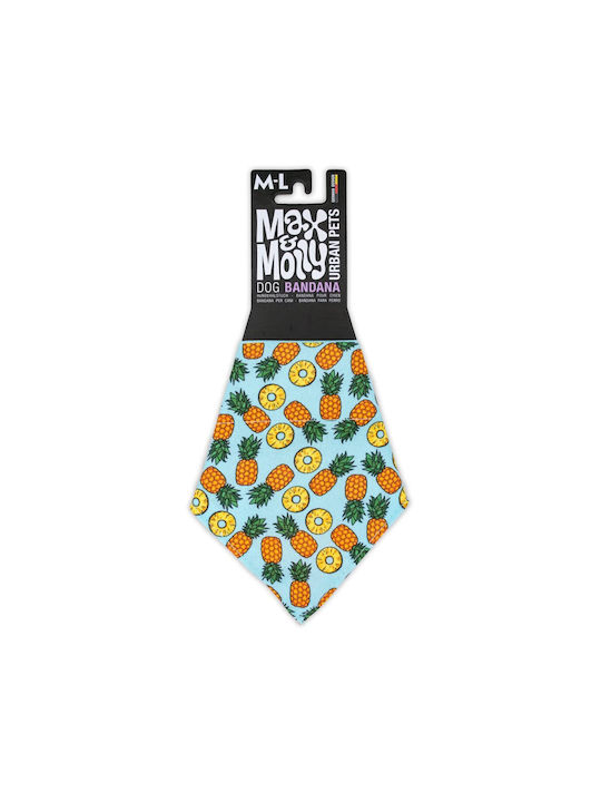 Max & Molly Dog Bandana in Turquoise Colour Medium / Large