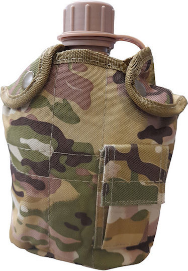 Military Canteen Flask 920007 Brown
