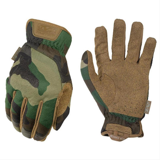 Mechanix Wear Fastfit Military Gloves Woodland Camo