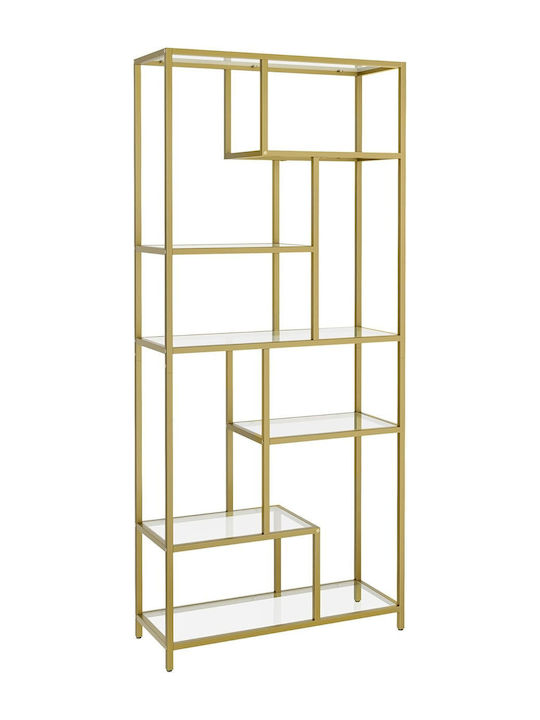 Βιβλιοθήκη Χρυσή 80x30x180.8εκ.