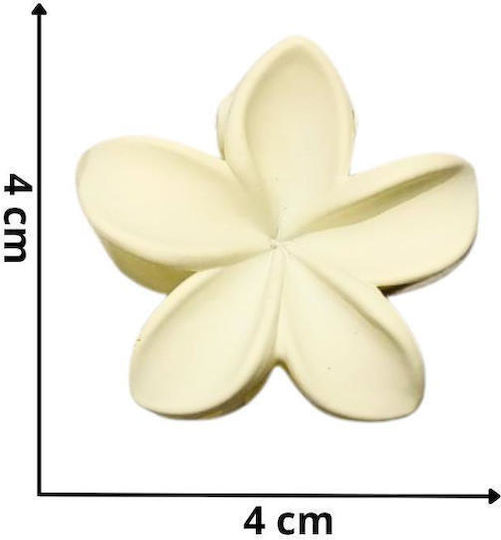 Mini Haarspangen Mit Matt Gelbe Blumenform 525749-1-Gelb