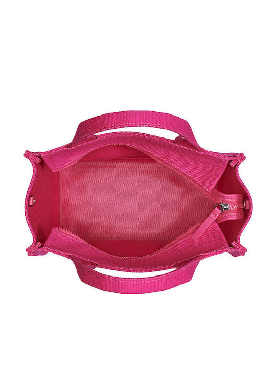 Fabric Women's Shoulder Bag Pink