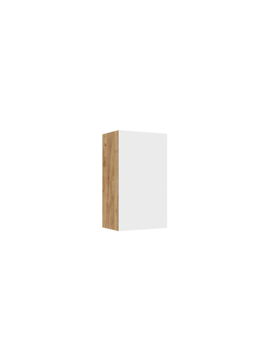 Cabinet Wall Callisto Golden Oak-White 40x30x70cm