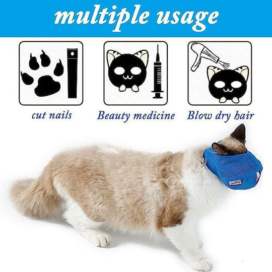 Cat Bath Mask Against Biting L