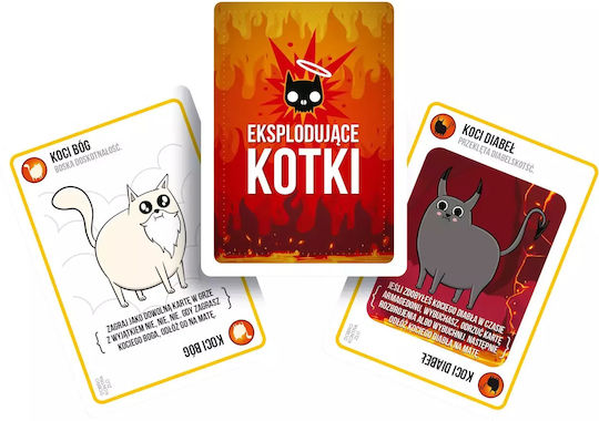 Επιτραπέζιο Παιχνίδι Exploding Kitties: Good vs. Zlo για 2-5 Παίκτες 12+ Ετών (PL) Rebel