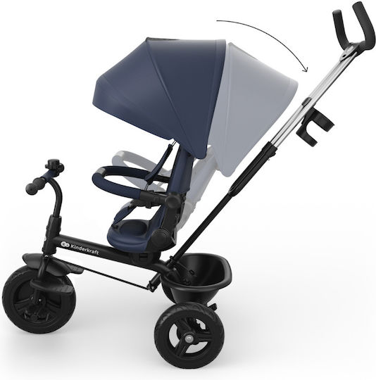 Kinderkraft Aston 2 Plus Μετατρεπόμενο με Χειρολαβή Γονέα Μπλε